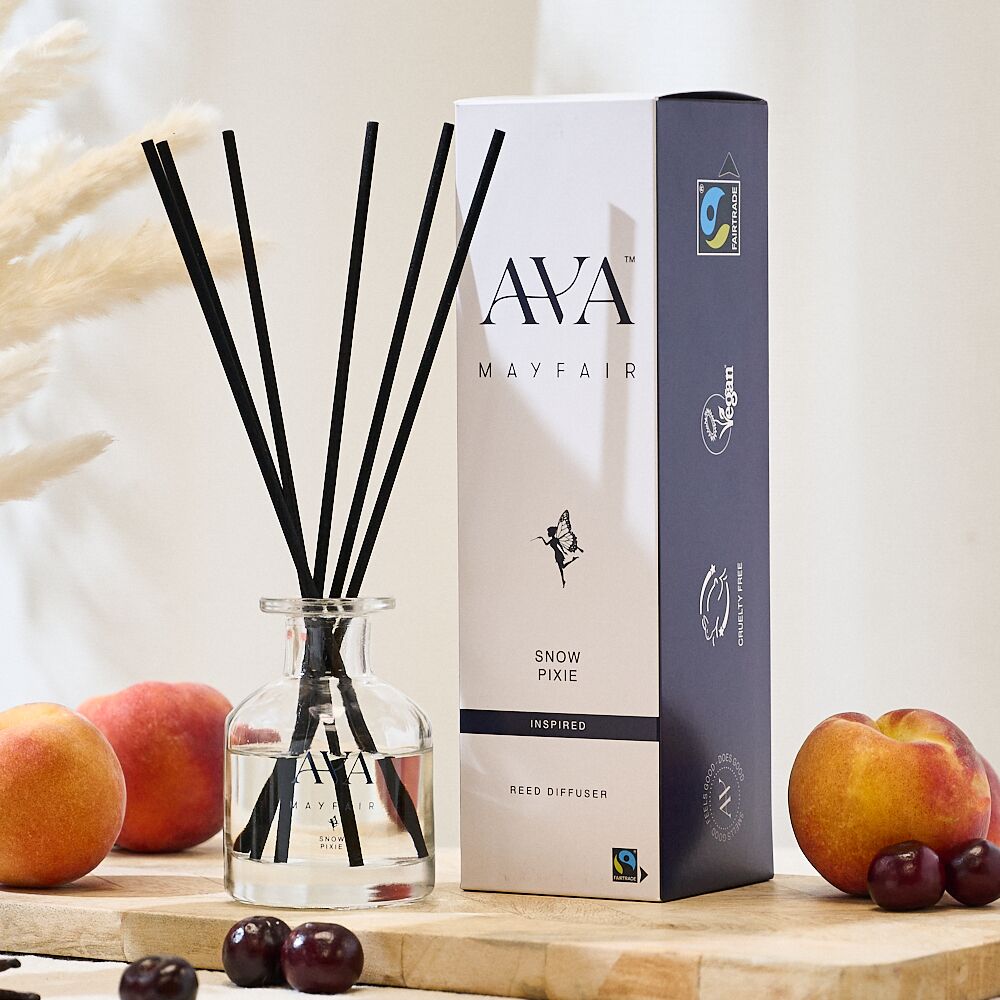 DIFFUSER_SNOW_PIXIE_01 Ava Mayfair Snow Pixie Reed Diffuser