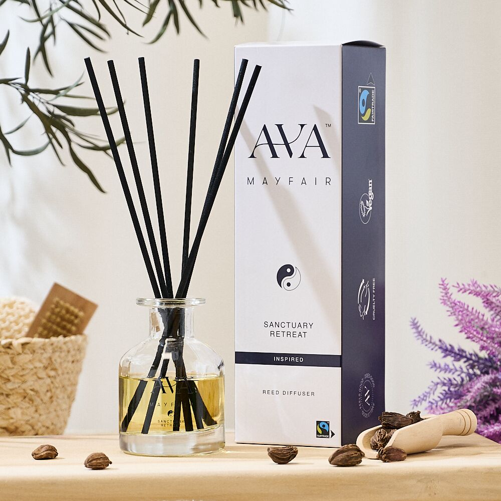 DIFFUSER_SANCTUARY_01 Ava Mayfair Sanctuary Retreat Reed Diffuser