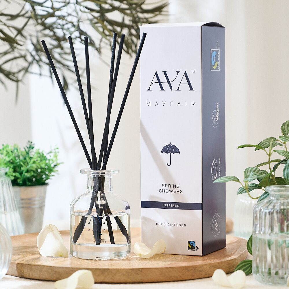 DIFFUSER_SPRING_SHOWER_01 Ava Mayfair Spring Showers Reed Diffuser
