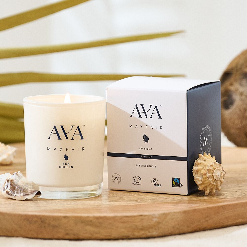 Ava Mayfair Sea Shells 9cl votive Candle