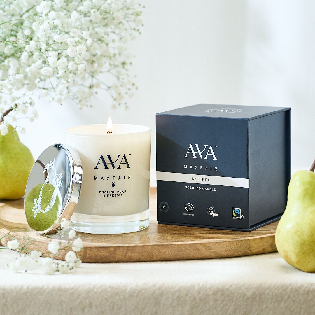 Ava Mayfair English Pear & Freesia Candle